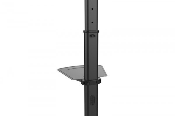Digitus Stojak mobilny pojedynczy z półką, 1xLCD, max. 70&quot;, max. 50kg, VESA max. 600x400 pivot