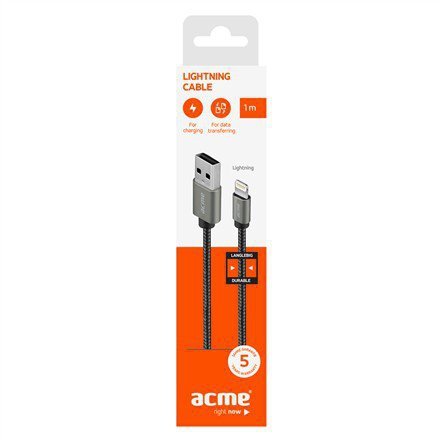 ACME Europe Kabel CB2031G Lightning - USB Typ-A 1m