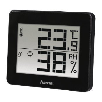 Hama Termometr/higrometr TH-130 czarny
