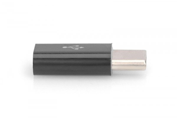 Digitus Adapter USB 2.0 HighSpeed Typ USB C/microUSB B M/Ż Czarny