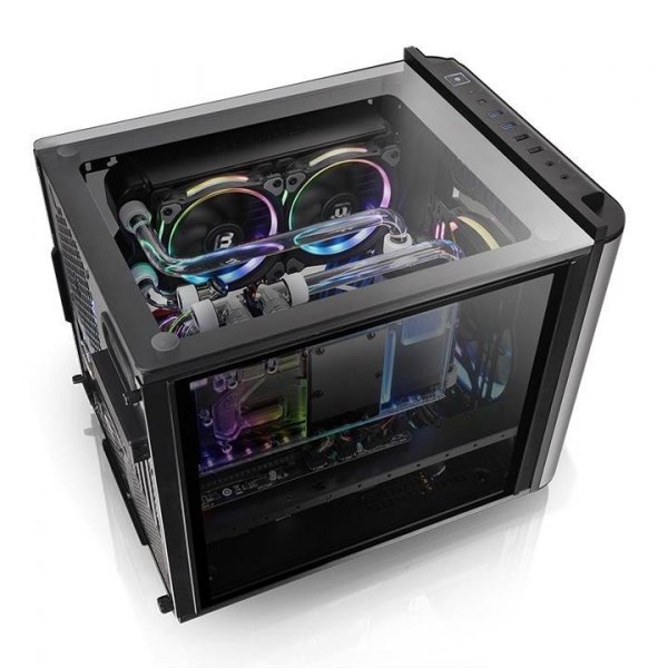 Thermaltake Obudowa LEVEL 20 VT MiniITX microATX Tempered Glass - czarna