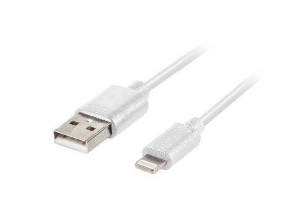 Lanberg Kabel Lightning - USB-A M/M 3m biały