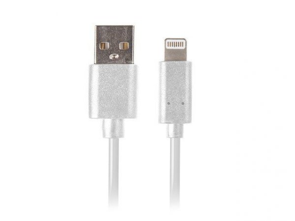 Lanberg Kabel Lightning - USB-A M/M 3m biały