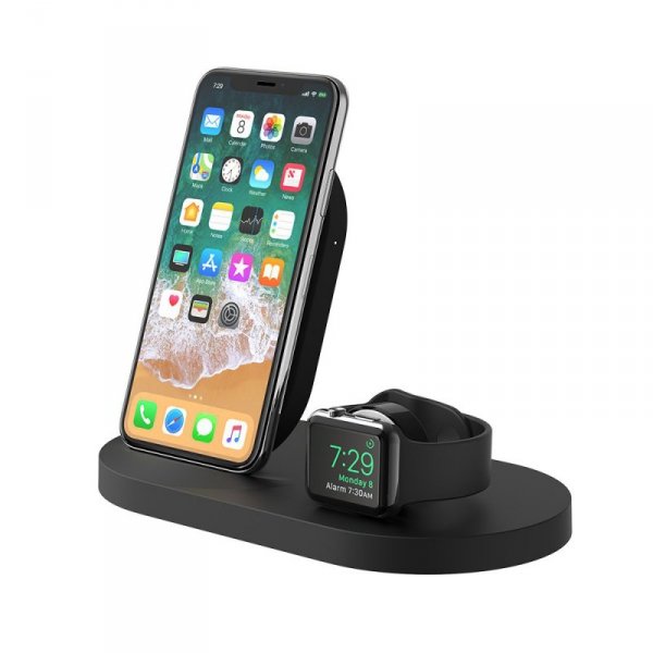 Belkin Ładowarka indukcyjna Apple Watch/iPhone/USB-A czarna