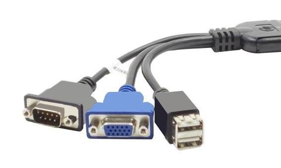 Hewlett Packard Enterprise Kabel 36pin Serial/USB/VGA 676277-B21
