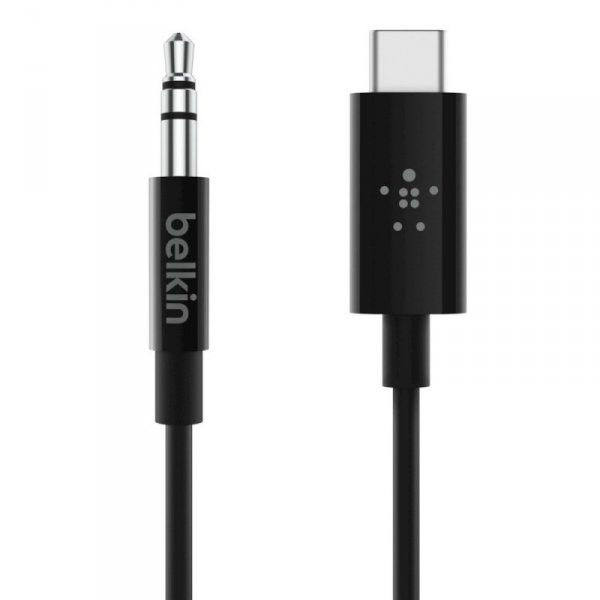 Belkin Adapter przejsciówka USB-C do 3,5mm Audio 0,9m czarny