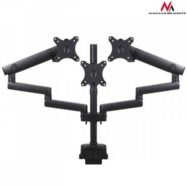 Maclean Uchwyt biurkowy na 3 monitory MC-811