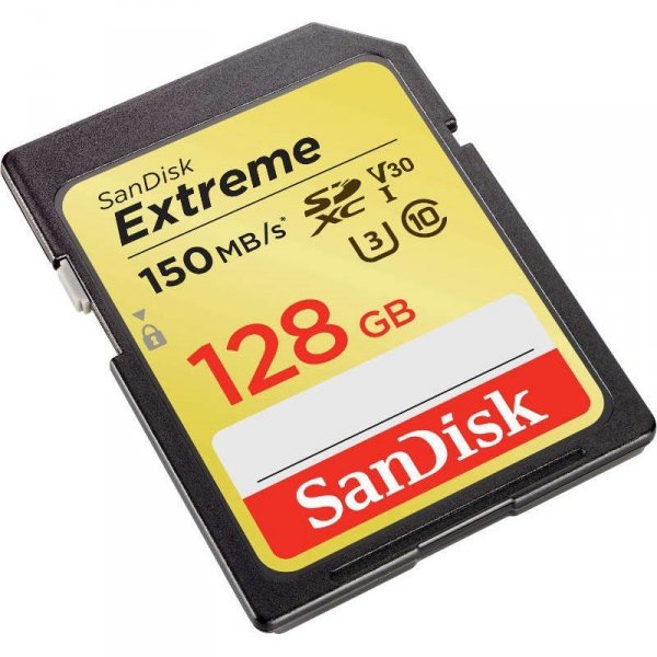 SanDisk Karta pamięci Extreme SDXC 128GB 150/70 MB/s V30 UHS-I U3