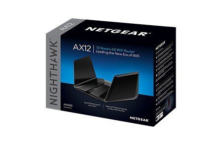 Netgear Router Nighthawk AX12 AX6000 12-Stream 5 LAN 1 WAN 2 USB
