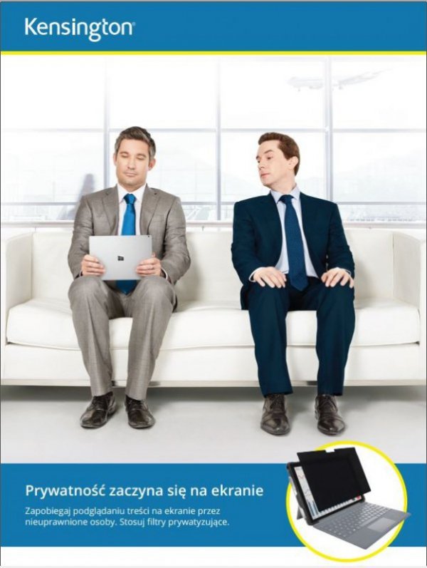 Kensington Filtr prywatyzujący 2-stronny, zdejmowany, do monitora 11.6 cala 16:9