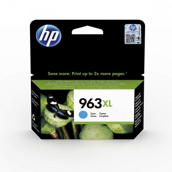 HP Inc. Wkład do drukarki atramentowej 963XL Cyan 3JA27AE
