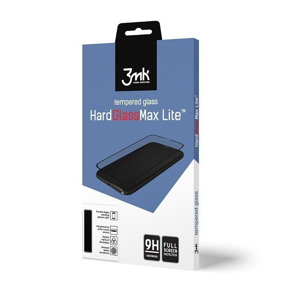 3MK Szkło hartowane HardGlass Max Lite Xiaomi Mi9 SE czarny