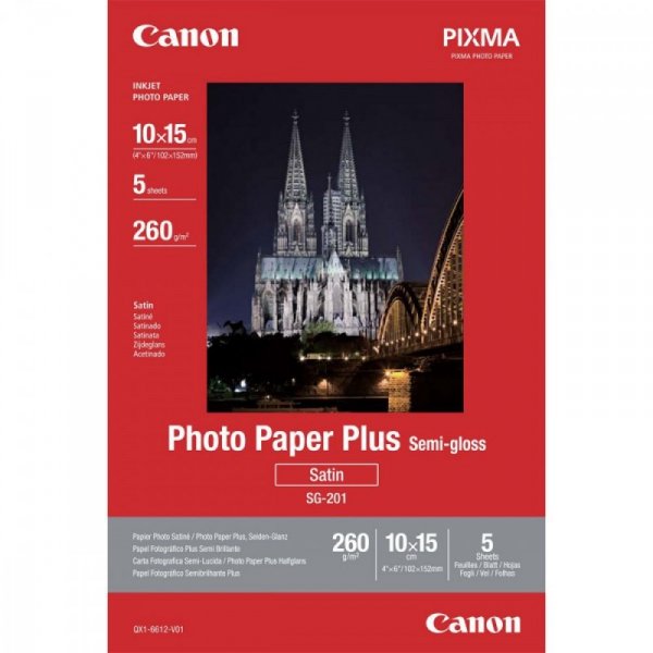 Canon Papier PP201 10x15cm 5SH 1686B072