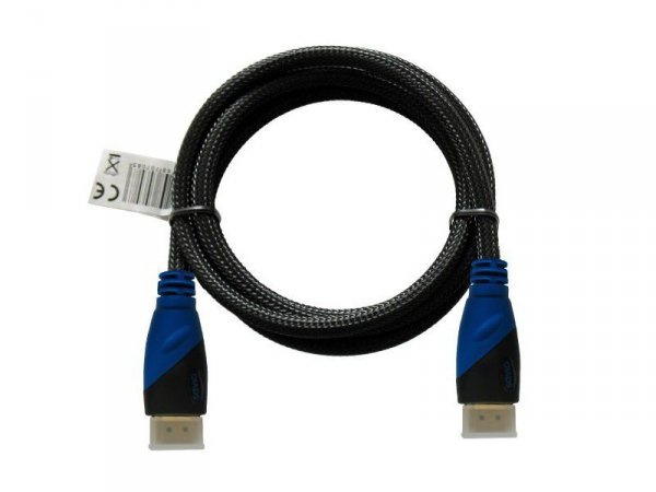 Elmak Kabel HDMI v1.4 Savio CL-48 oplot nylon, 4Kx2K, 2m, wielopak 10szt.