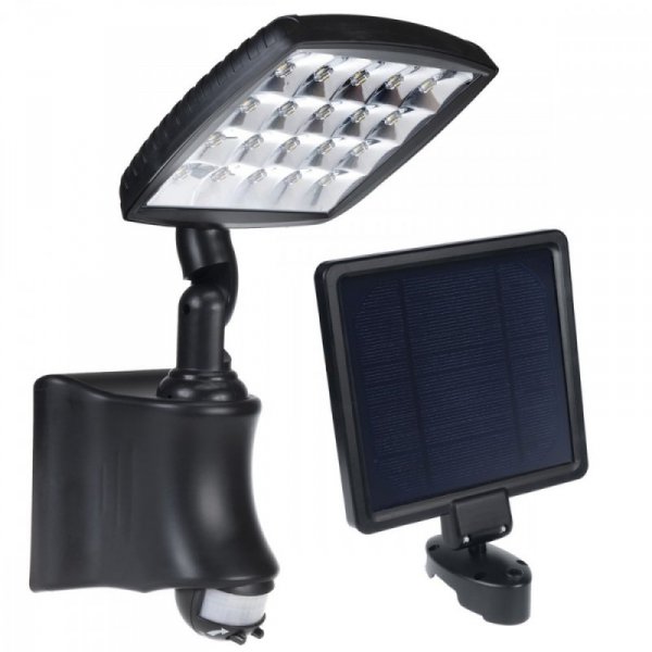 GreenBlue Solarna lampa ścienna z czujnikiem ruchu GB163