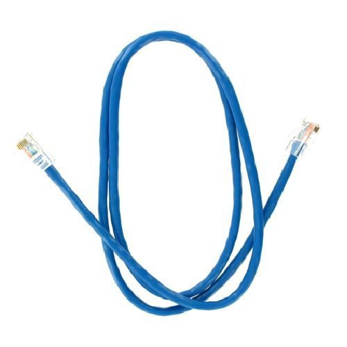 4world Kabel sieciowy CAT 5E UTP niebieski 1m w zestawie 5szt.
