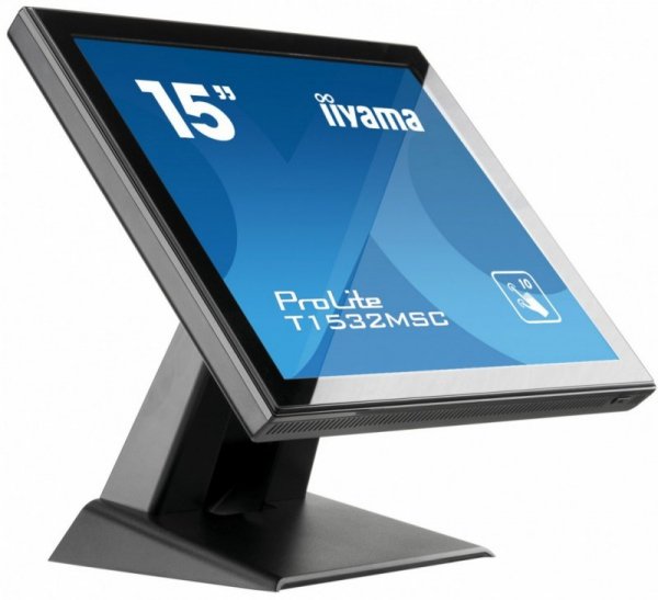 IIYAMA Monitor 15 T1532MSC-B5AG pojemnościowy 10pkt IP54 HDMI DP AG