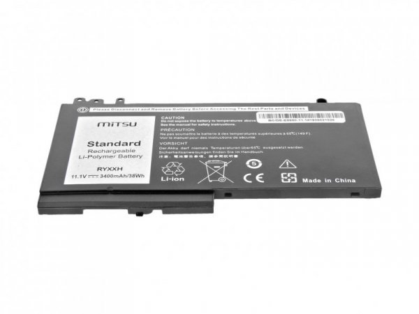 Mitsu Bateria do Dell Latitude E5450, E5550 3400 mAh (38 Wh) 10.8 - 11.1 Volt