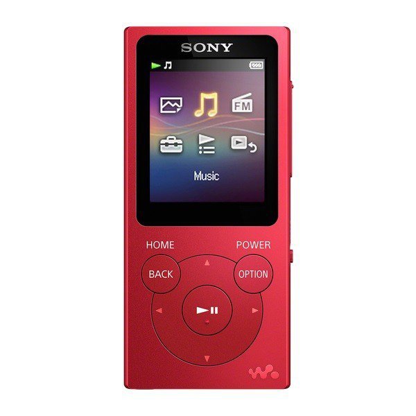 Sony Cyfrowy odtwarzacz muzyczny NW-E393 czerwony