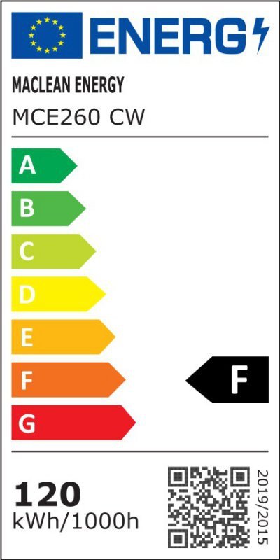 Maclean Żarowka LED E40,120W 230V MCE260 CW Zimna B