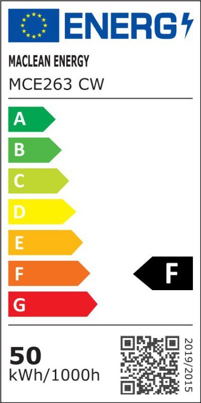 Maclean Żarowka LED E27,50W 230 V MCE263 CW Zimna Biała