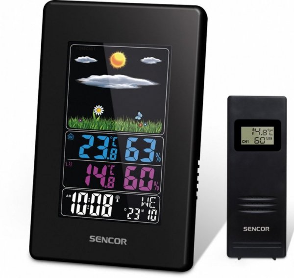 Sencor Stacja pogody SWS 4000 stacja pogodowa wys LCD kolor