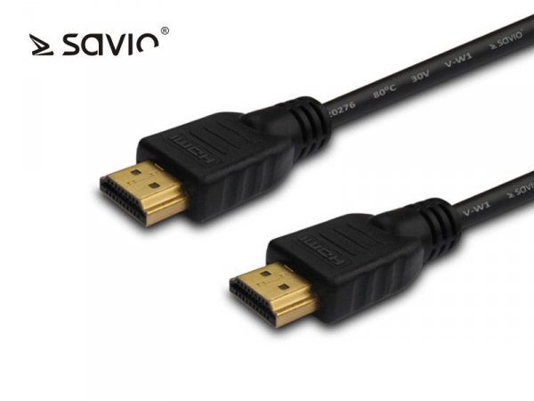Elmak Kabel HDMI CL-06M blister, złote końcówki v1.4 3D, 4Kx2K, 3m