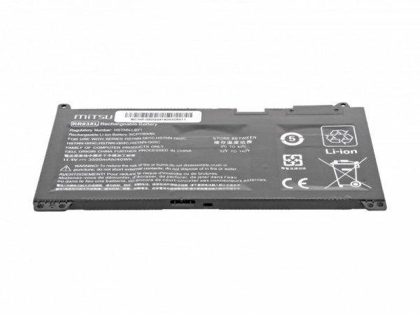 Mitsu Bateria do HP 450 G4, 470 G4 3500 mAh (40 Wh) 11.4 Volt