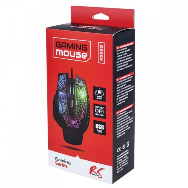 Maclean Mysz Gamingowa NanoRS 2400DPI RS950