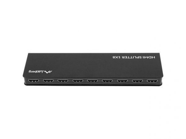 Lanberg Splitter video 8HDMI 4K Port micro USB Czarny