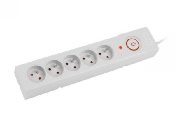 Armac Listwa zasilająca Z5 3m 5x230V 10A   Z5/30/SZ szara