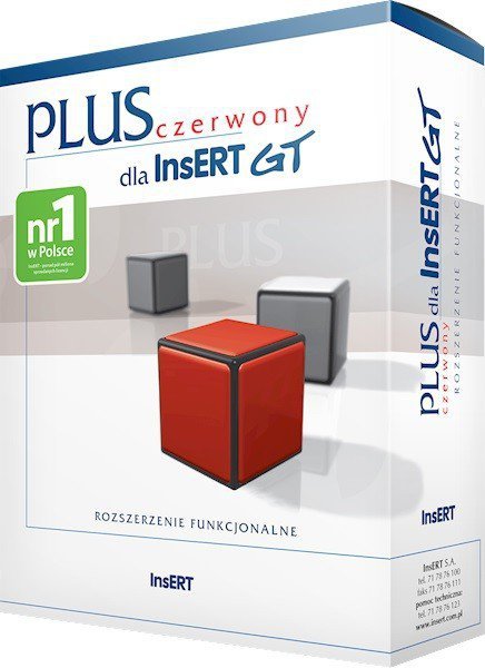 InsERT Oprogramowanie Czerwony Plus dla InsERT GT  ESD     CPLUS
