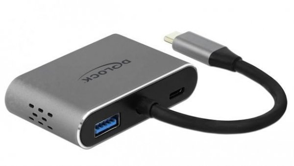 Delock Replikator portów USB-C -&gt; HDMI, VGA, USB 3.0, PD 2.0, USB-C     mikro