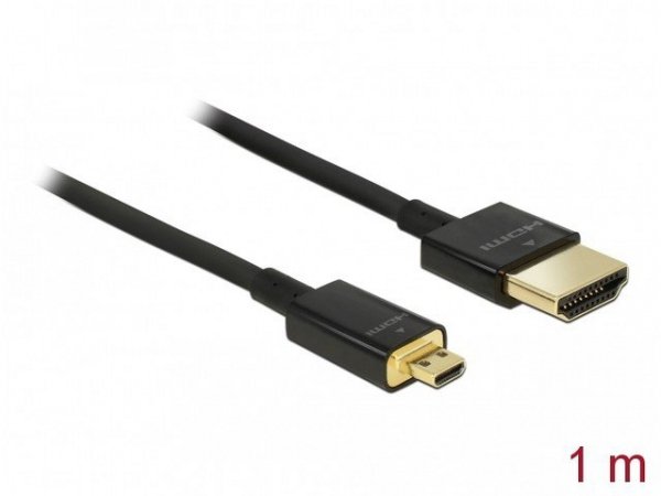 Delock Kabel HDMI(M)-HD MI MICRO(M) 1M 4K