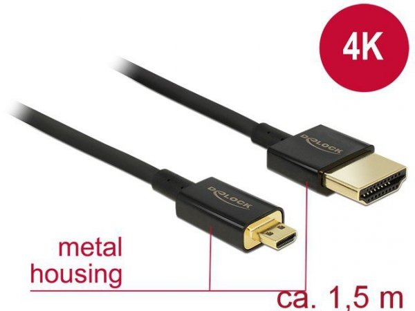 Delock Kabel HDMI(M)-HD MI MICRO(M) 1.5M 4