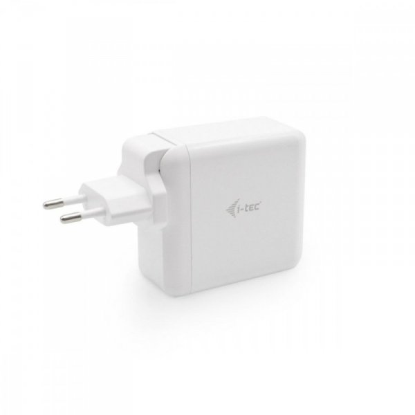 i-tec USB-C Travel Charger 60W + USB-A Port 18W