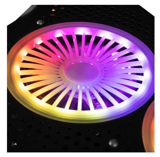 MODECOM Podstawka chłodząca pod  laptopa  CF18 RGB SILENT FAN czarna