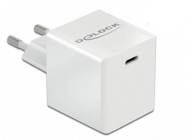 Delock Ładowarka sieciowa delock 1xUSB C (F) 3A 100-240V 40 W biała