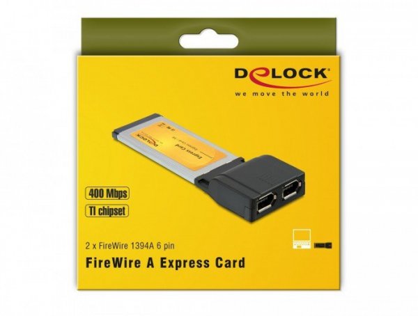 Delock Karta express card firewire 2PORT
