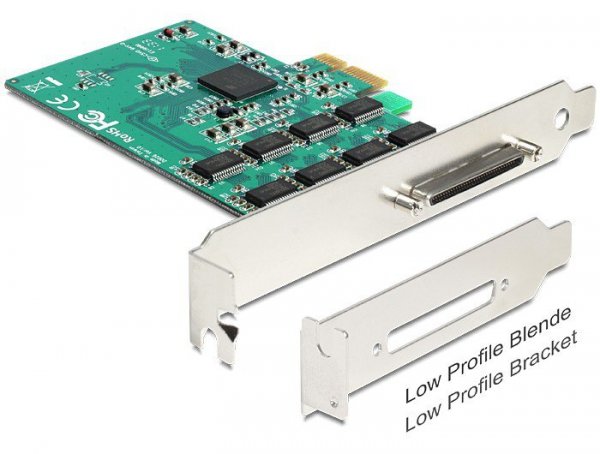 Delock Karta rozszerzeń PCI Express 8x Serial RS-232