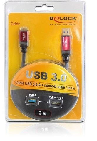 Delock Kabel USB-A(M)-USB-B(M) Premium Micro