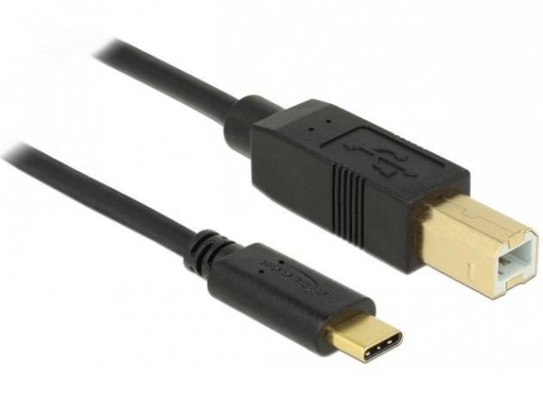 Delock Kabel USB-C(M)-US B-B(M) 2.0 4m czarny