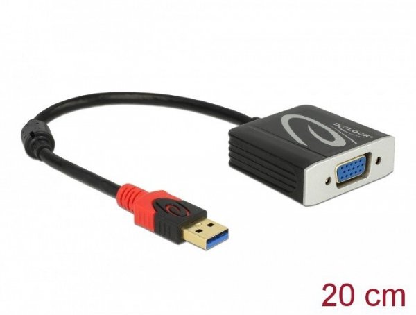 Delock Adapter USB-A M 3.0 - VGA