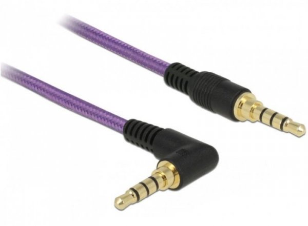 Delock Kabel audio minijack 3.5mm M/M 4Pin