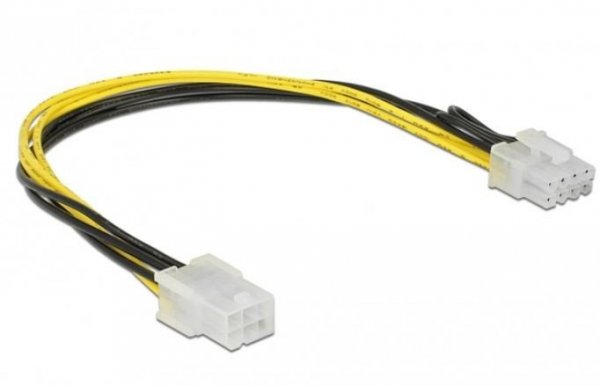 Delock Kabel rozdzielacz zasilania PCI EXPRESS 6 PIN (F)-&gt;PCI EXPRESS 8 PIN (M)