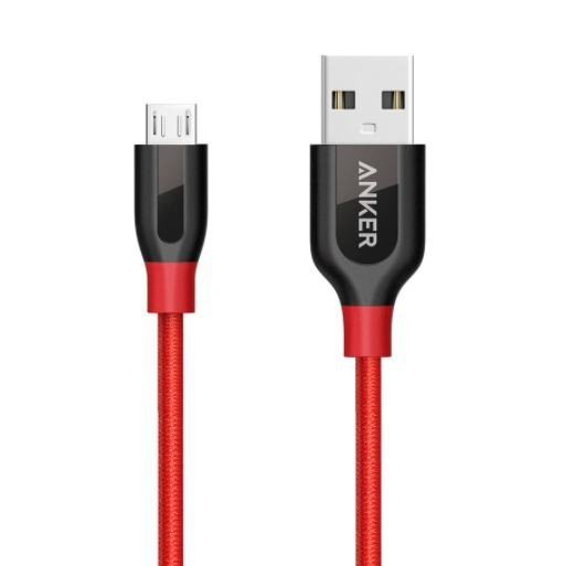 Anker Kabel PowerLine+ Micro USB 3ft czerwony