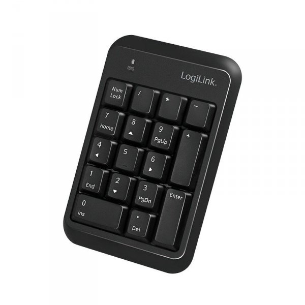 LogiLink Klawiatura numeryczna Bluetooth v5.1 czarna