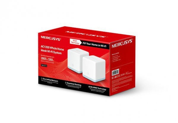 TP-LINK Mercusys Halo S12 system WiFi AC1200 3-pack