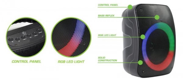 Rebeltec Głośnik Bluetooth STAGE 220
