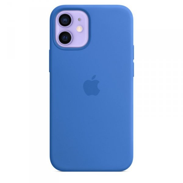 Apple Etui iPhone 12 Mini Silicone Capri Blue